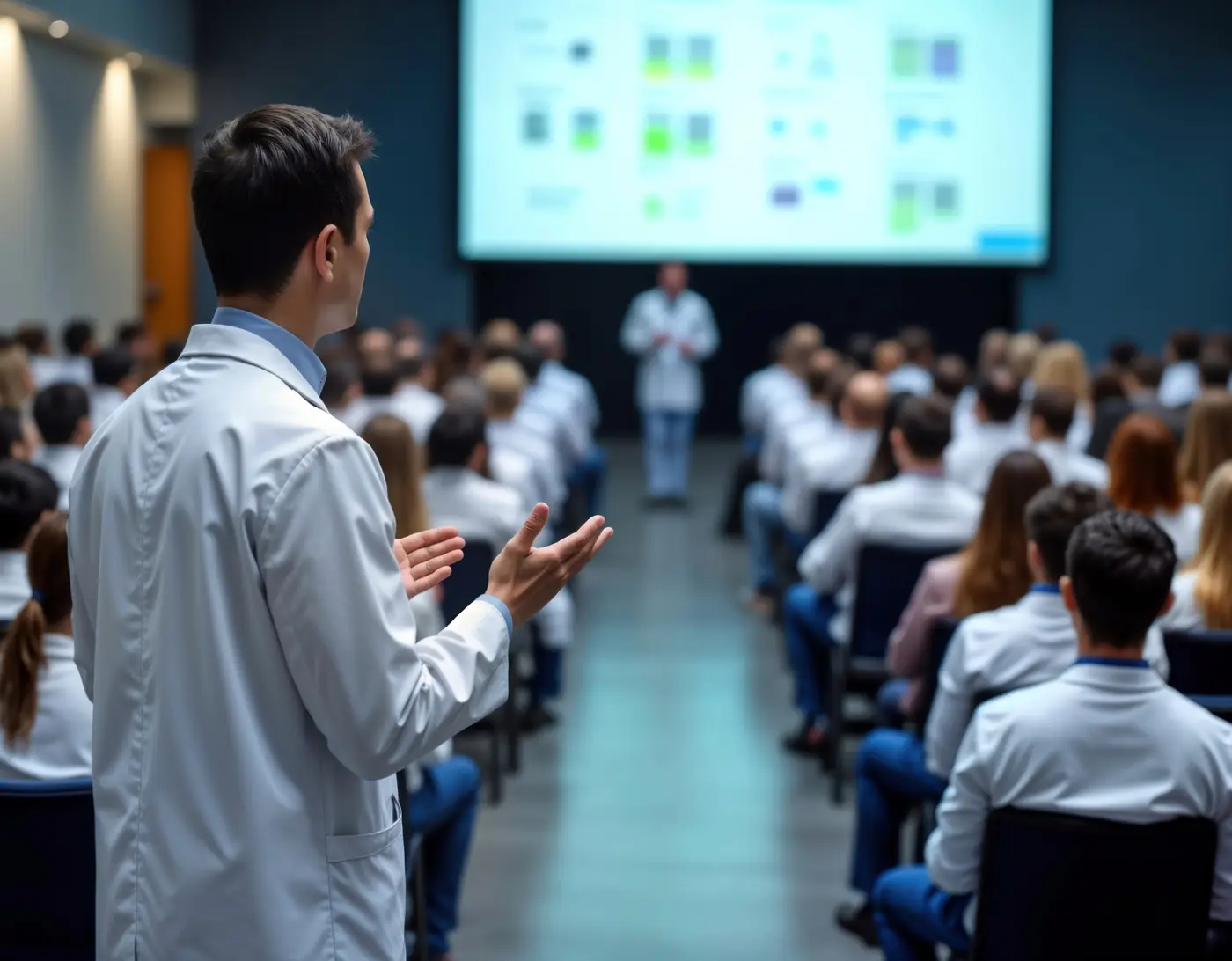 Profesionales de la salud en una jornada de capacitación